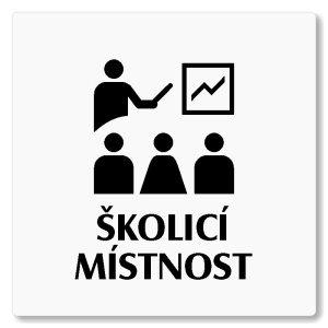Školicí místnost, 148x148mm, bílá, Nevada